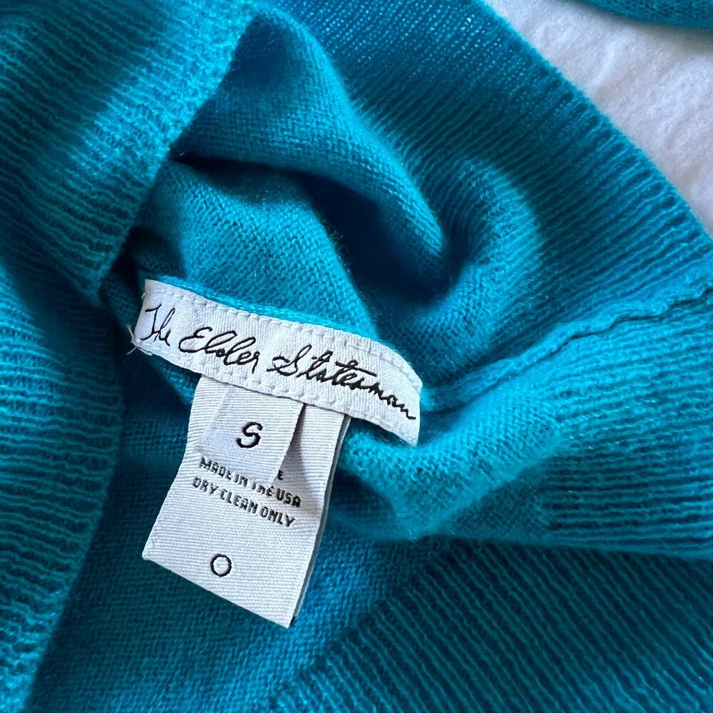 The Elder Statesman Cashmere Sweater - Turquoise